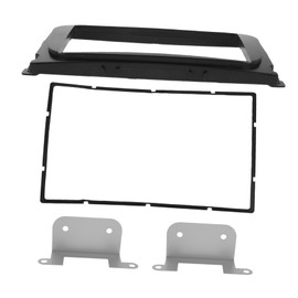 Mobestech 1set Double Din Radio Mounting Brackets Dash Kit for Cars Stereo Trim Panel Installation Frame for Vehicle Upgrade