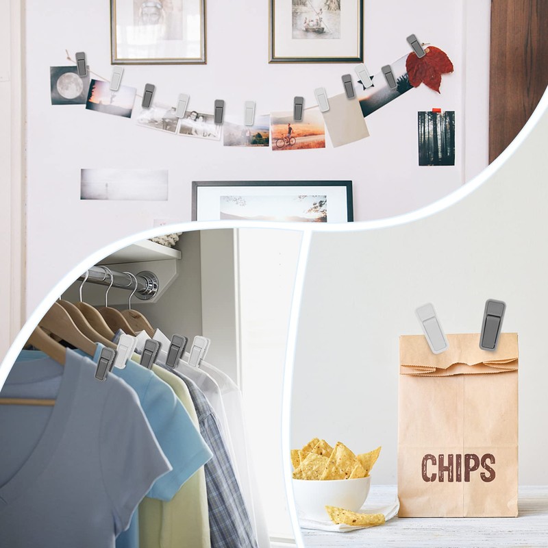Blcculi Baby Hanger Clips, 50 Pcs Plastic Finger Clips, Strong