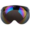 VCOROS - Casco universal de 3 vuelos retro con visera