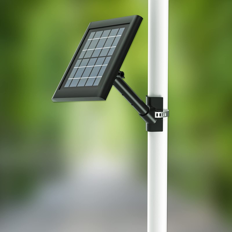 HOLACA Pole Extension Mount Bracket Compatible with R ing/Arlo/Wyze/Eufy/Wasserstein Solar