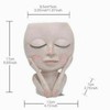 Face Flower Pot Head Planter Pot Cute Lady Face Succulent
