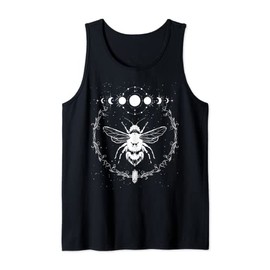 Bee Moon Phases, Crystals Gothic Punk Style Honey Original Tank Top