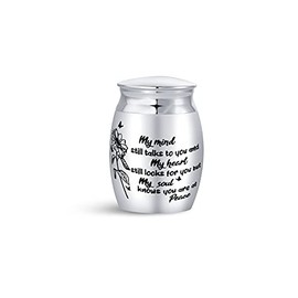 FGT Small Mini Urn for Ashes Mum Dad Sister Brother Grandma Grandpa Wife Husband Family Pets Cremation Memorial Keepsake You Are At Peace