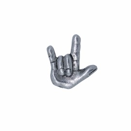 Jim Clift Design I Love You Sign Language Lapel Pin - 50 Count