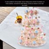 Cupcake Stand Multi Round Tiers Transparent Acrylic High Stability Cupcake