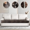 ANARACHON Leather Look Couch Cushion Covers Sofa Seat Slipcovers Sets