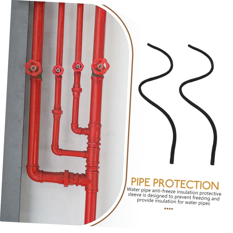 TEHAUX 2pcs Sponge Insulation Covers for Pipes Water Insulation Tubing