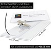 OfficeTree ® 100 professional premium plastic name tags with holder