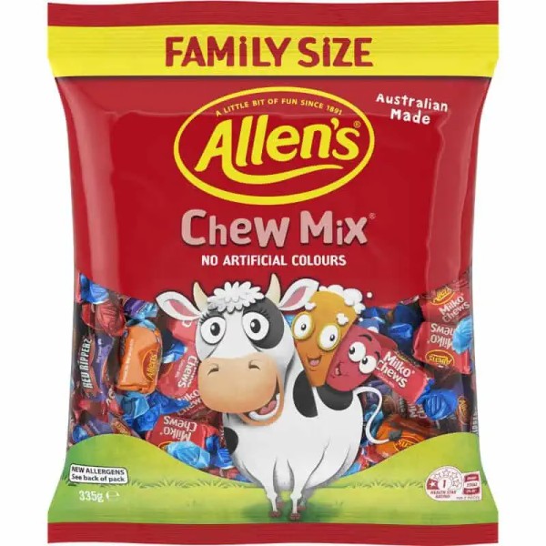 Allens Chew Mix Family Size 335g