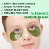 Parches para ojos de hidrogel de retinol y colágeno, Verde