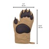 Genuine Fred Bear Hands Oven Mitts – Heat-Resistant Silicone and