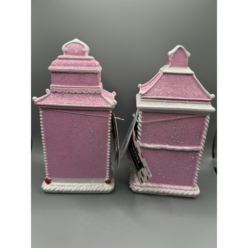 Hobby Lobby Valentines Day Pink Resin Gingerbread House Light Up