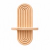 Boho Wooden Wall Shelf for Display & Storage – Single