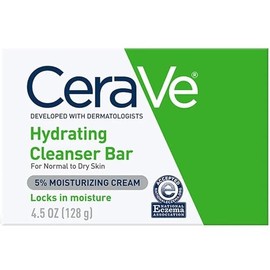 CeraVe Barra de limpieza hidratante 127,6 g (Paquete de 6)                                                                                            