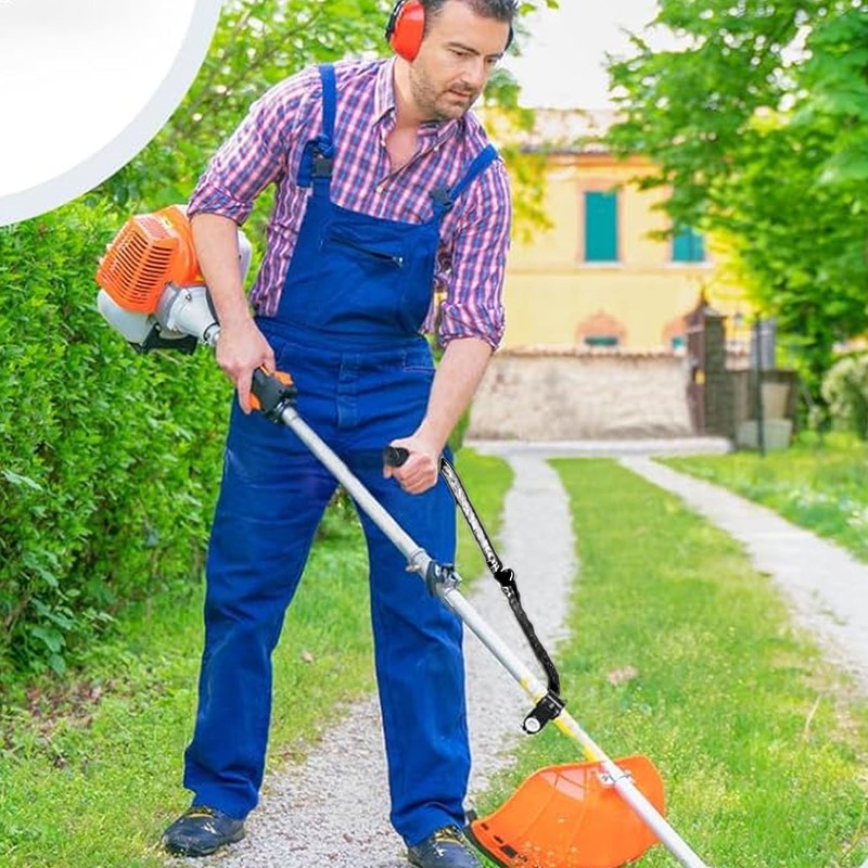 Adjustable String Trimmer Handle Ergonomic Trimmer Grip with Bracket Clamp