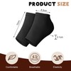 VEGCOO 3 Pairs Gel Heel Protectors Socks
