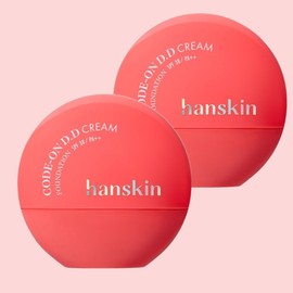 Hanskin Code On DD Cream Foundation 35ml, 23N Natural Beige, 2 pcs. / 한스킨 코드온 디디 크림 파운데이션 35ml, 23N 내추럴베이지, 2개