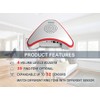 HTZSAFE Wireless Alarm Receiver,White