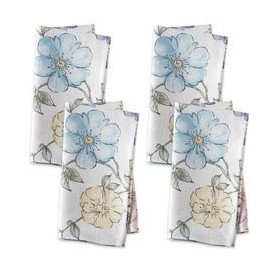 Celebrate Easter Together Floral Print Napkins - Set of 4