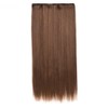 Straight Clip-In Hair Extension Ash Brown Luxe