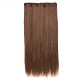 Straight Clip-In Hair Extension Ash Brown Luxe