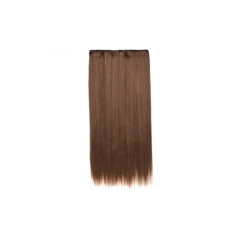 Straight Clip-In Hair Extension Ash Brown Luxe