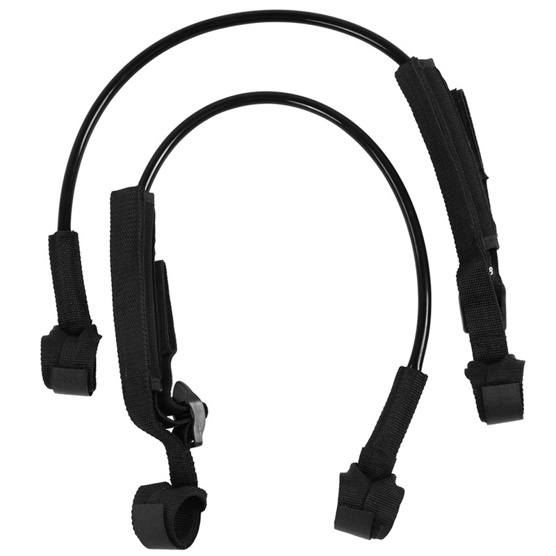 2PCS 28-34inch Black Adjustable Safety Windsurf Harness Leash Surfboard Surfing