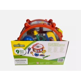 License 2 Play Sesame Street 9 Piece Band Instruments - For Ages 3 & Up ! - Great Gift Item