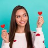 Fruidles Valentine's Red Heart Shaped Hard Candy Lollipop Suckers, Individually
