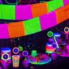 Mega-L Glow in The Dark Party Supplies, 4 Pack Foil