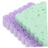 Healeved 4Pcs Household Exfoliating Sponges Compact Face Scrubbers for Convenient