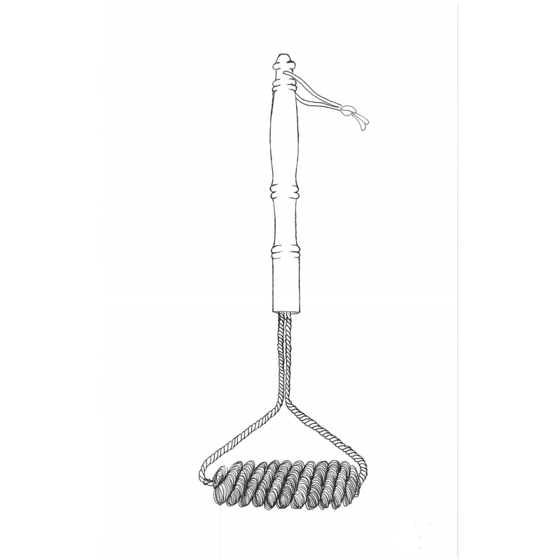 #B404C 16" Safety Double-Helix Bristle-Free Flat Grill BBQ Brush