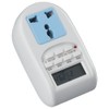 Urjumpea European Standard Timer Socket 220V-240V Portable ABS Functional LCD