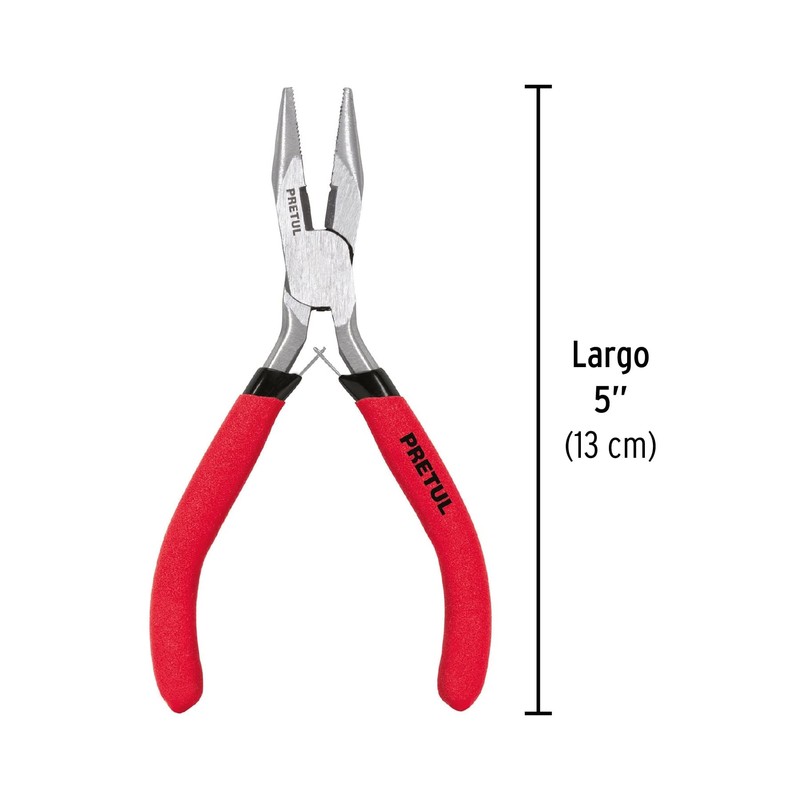 Pretul PMP-PU4, Pinza de punta y corte 5", mango de