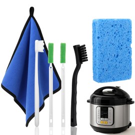 XANGNIER Rice Cooker/Electric Pressure Cooker Cleaning Brush Kits,Small Rice Maker Cooker Cleaner Brush Tools Accessories for Instant Pot/AROMA/DASH/Hamilton Beach/COMFEE'/Midea/COSORI/Ninja