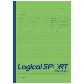 Nakabayashi Logical Sports Notebook, B5, Green, No-B590AG