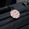 Retro Sunglasses Round Luggage ID Tag Card Suitcase Carry-On