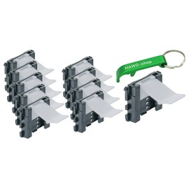 10 x Base Holder for 19 mm Bezel + 3-in-1 Tool Mounting Bracket Base Clip Bezel Holder Base Clip Mounting Clips Kitchen