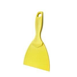 Dough Spatula, Rigid 10 cm, Dough Cutter, Dough Spatula, Kitchen Spatula, Dough Scraper for Pizza, Bread and Dough (Yellow)