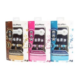 CLiPtec Crystalica Max Deep Base In Ear Headphones with Cable Wrap - Gold