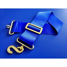 APRON BELT EXTENDER EXTENSION FOR MASONIC APRONS BLUE/GOLD **USA SELLER**