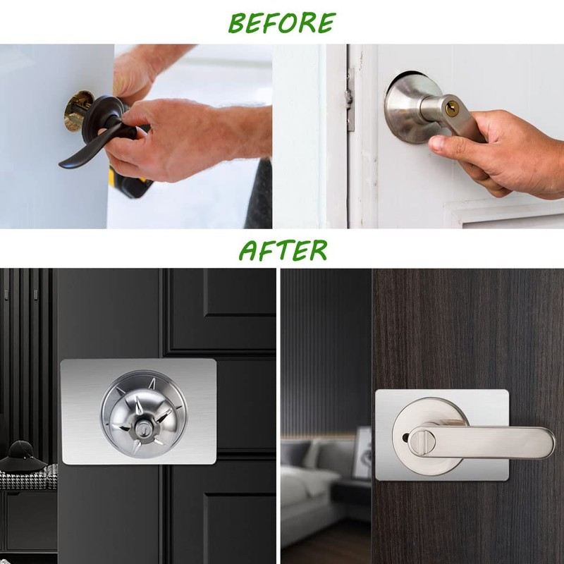 5 piezas de placa de refuerzo de puerta, placa de