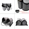 Portable Drinks Caddy Bottle Holder Waterproof Oxford Cloth Suitcase Travel