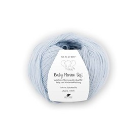 PRO LANA Baby Merino Soft – Colour: Light Blue (56) – 25 g/Approx. 100 m Wool