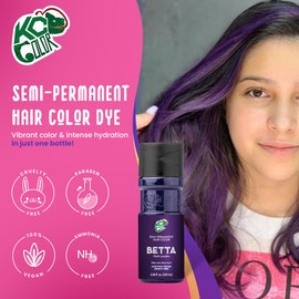 KC COLOR Semi-Permanent Hair Color - Color Depositing Hair Mask - Temporary Hair Dye - Vibrant Color and Intense Hydration In One Step - Vegan, Cruelty-Free - 150ml / 5,07 Fl Oz - Betta