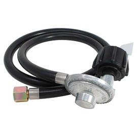 UpStart Components BBQ Gas Grill Propane Regulator Hose Replacement Parts for Weber Genesis Silver B LP SWE MICA W.Handle (2002-2003) - Compatible Barbeque 41 Inch Regulator and Hose