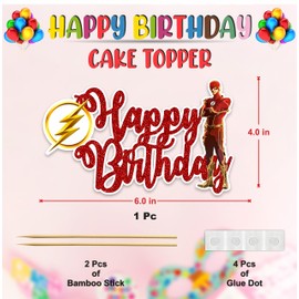 Seyal® Flsh - Decoración para tarta de feliz cumpleaños