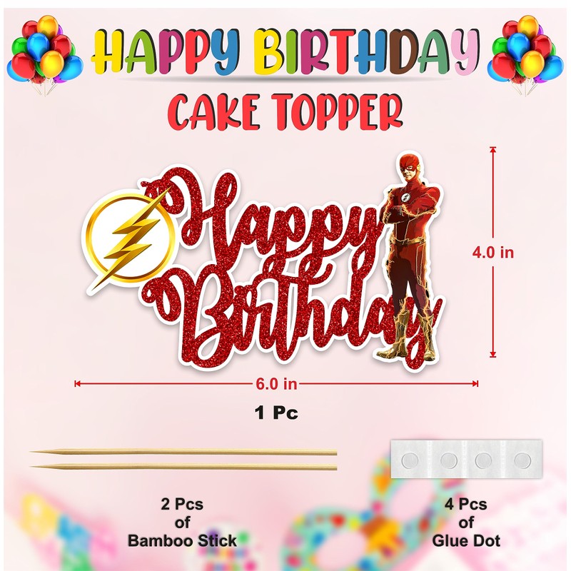 Seyal® Flsh - Decoración para tarta de feliz cumpleaños