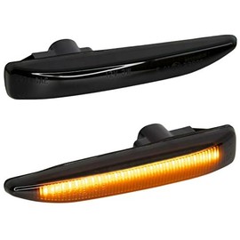 phil trade LED Side Indicator Black Compatible for 7 Series E65 E66 Year of Manufacture 2001-2008 [7138-1]