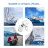 Marine Boat Pipe Connector Stainless Steel Folding Swivel Coupling Tube